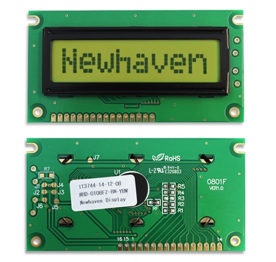 NHD-0108FZ-RN-YBW by newhaven display