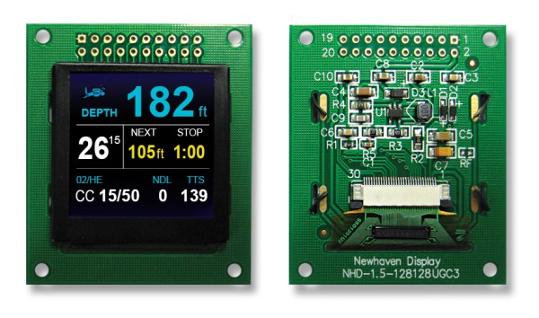 NHD-1.5-128128UGC3 by newhaven display