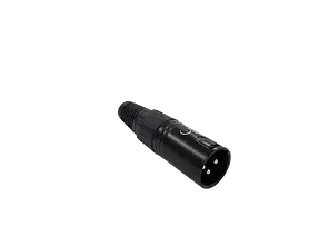 IO-XLR3-M-BK
