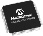 PIC32MK1024GPD100-E/PT by microchip technology